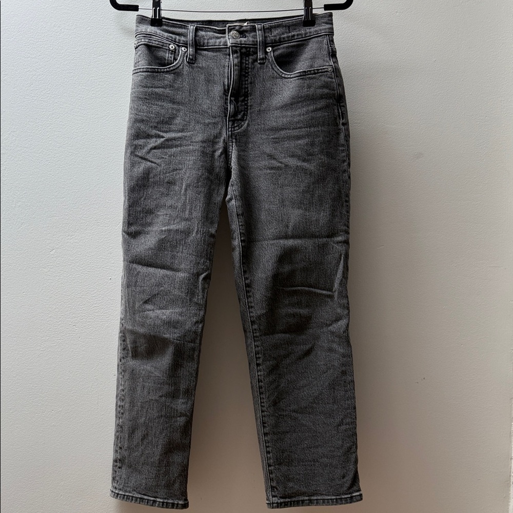 Madewell women's Gray Straight Jeans